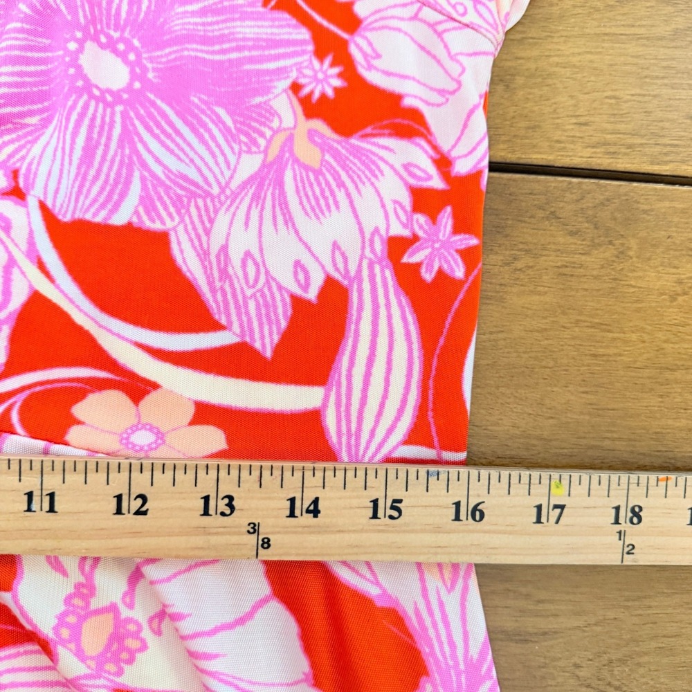 Free People First Date Jersey Maxi Dress XL Pockets Cherry Combo Bloomcore Pink - Picture 13 of 14